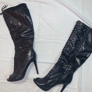 Paper Fox Knee High Boots